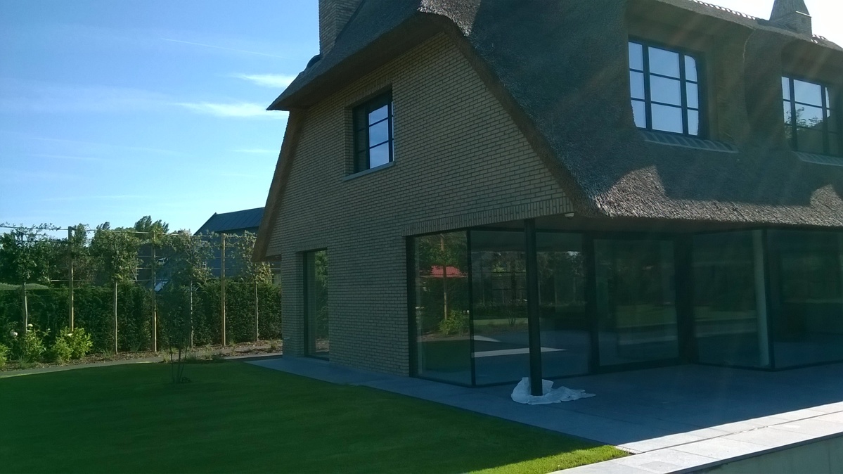 Portes et fenêtres en aluminium  - Réalisation Nieuwpoort